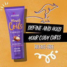 Load image into Gallery viewer, Aussie Miracle Coils Collection, Shampoo, Conditioner, Shaping Jelly &amp; Stretching Cream, For Curly Hair, Made with Australian Macadamia Nut Oil, Sulfate &amp; Paraben Free , White , 4 Piece Set
