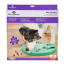 Load image into Gallery viewer, Nina Ottosson by Outward Hound Dog Worker Green Interactive Treat Puzzle Dog Toy
