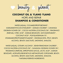 Load image into Gallery viewer, Love Beauty And Planet Hope and Repair Shampoo and Conditioner Dry Hair and Damaged Hair Care Coconut Oil and Ylang Ylang Paraben Free, Silicone Free, and Vegan 13.5 oz, 2 count
