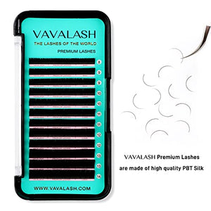 Eyelash Extensions 0.15 C Curl 8-14mm Lash Extensions Supplies Individual Lashes Premium Silk Volume & Classic Lash Soft Matte Dark Professional Eyelashes Extension (0.15-C-8-14 Mixed)