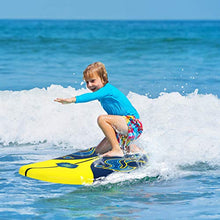 Load image into Gallery viewer, Giantex 6' Surfboard Surfing Surf Beach Ocean Body Foamie Board with Removable Fins, Great Beginner Board for Kids, Adults and Children
