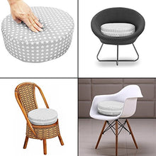 Load image into Gallery viewer, Zicac Kids' Anti-Slip Chair Booster Seat-High Chair Pad Heightening Dismountable Round Cushion (Gray)
