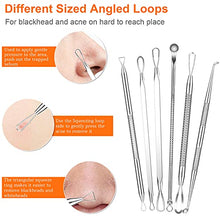 Load image into Gallery viewer, 2022 Latest 15 PCS Pimple Popper Tool Kit, Blackhead Remover Comedone Acne Extractor Tools, Professional Sharp Stainless Skin Blemish Removal Pimple Tools with Metal Case
