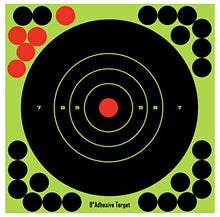 Load image into Gallery viewer, 8 inch Self Adhesive Reactive Splatter Shooting Target Stickers for Airsoft, Rifle, Pistol, BB Gun, Pellet Gun (100 Pack)
