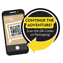 Load image into Gallery viewer, National Geographic Kids 3-Pack Hyper-Realistic Super Soft Stuffed Animal, QR Code to Elephant, Cheetah, Zebra Facts, Recycled Material Packaging, Amazon Exclusive, by Just Play
