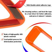 Load image into Gallery viewer, Bonbo Mesh Grille Grill Insert &amp; Headlight Turn Light Cover Trim Exterior Accessories for Jeep Wrangler JL Sport/Sports 2018 2019 2020 2021 2022 (Orange)
