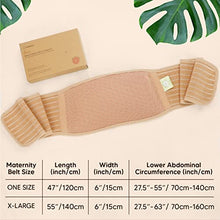 Load image into Gallery viewer, KeaBabies Maternity Belly Band for Pregnancy - Soft &amp; Breathable Pregnancy Belly Support Belt - Pelvic Support Bands - Tummy Band Sling for Pants - Pregnancy Back Brace (Classic Ivory, One Size)
