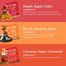 Load image into Gallery viewer, Stash Tea Fall for Autumn 6 Flavor Tea Sampler, 6 Boxes With 20 Tea Bags Each (120 Tea Bags Total)
