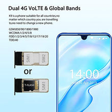Load image into Gallery viewer, OUKITEL K9 Unlocked Cell Phones 7.12" FHD+ Water Drop Screen 4GB RAM+64GB ROM，16MP+8MP Dual Camera, 6000mAh Battery 4G Android 9.0 Unlocked Smartphones, Dual SIM Smartphone Support OTG（Black）

