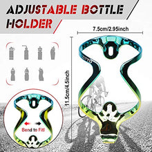 Load image into Gallery viewer, HASAGEI Bike Water Bottle Holder, Bicycle Water Bottle Brackets Dazzling for Sports for Road and Mountain Cycling （Blue Green）
