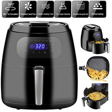 Load image into Gallery viewer, SUPER DEAL Pro 1700W Digital Air Fryer 7.6 Quart Extra Large Capacity Oven Cooker with 7 Cooking Presets Auto Shut off &amp; Timer Dishwasher Safe Parts Recipes &amp; CookBook
