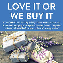 Load image into Gallery viewer, Organic Lavender Flowers Dried | Perfect for Tea, Baking, Lemonade, DIY Beauty, Sachets &amp; Fresh Fragrance | 100% Raw From France | Large 4oz Resealable Kraft Bag | by FGO
