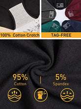 Load image into Gallery viewer, INNERSY Womens Underwear Cotton Hipster Panties Regular &amp; Plus Size 6-Pack(Medium,Dark Vintage)
