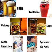 Load image into Gallery viewer, DERGUAM 8 Packs Fast-cooling 304 Stainless Steel Ice Cubes Whiskey Stones Whiskey Rocks With Nonslip Ice Tong&amp;Wine Opener&amp;Freezer Storage Tray Great for Whiskey,Wine,Beer,Juice or Soda
