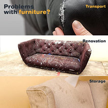 Load image into Gallery viewer, PROTECTO Plastic Couch Cover for Moving - 6 mil Thick Waterproof Recliner, Armchair Slipcover with Tape - Clear Sofa Protector Against Dust, Stain – Furniture Storage Bags 120 x 71.5 inch 1pc
