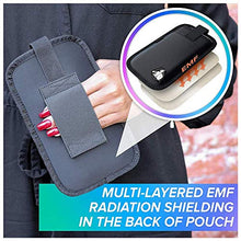 Load image into Gallery viewer, DefenderShield Universal EMF &amp; 5G Radiation Protection Pouch for Smartphones, Cell Phones and Other Electronic Devices (Medium w/Flap)

