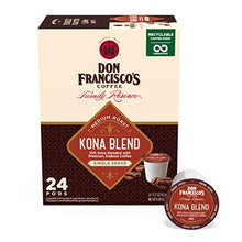 Load image into Gallery viewer, Don Francisco's Kona Blend Medium Roast Coffee Pods - 24 Count - Recyclable Single-Serve Coffee Pods, Compatible with your K-Cup Keurig Coffee Maker (Including 2.0)
