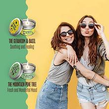 Load image into Gallery viewer, Bekind Good Vibes Scented Candles Set - Candles for Home, Aromatherapy - Natural Soy Wax and Essential Oils Fragrance - Gifts for Women, Mom, Best Friend, Daughter, Wife, Birthday
