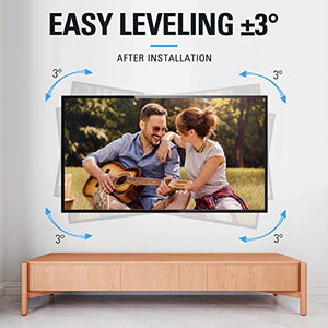 Mounting Dream TV Mount Full Motion TV Wall Mounts for 26-55 Inch Flat Screen TV, Wall Mount TV Bracket with Dual Arms, Max VESA 400x400mm and 99 LBS, Fits 16", 18", 24" Studs MD2380-24K TV Mounts
