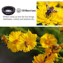 Load image into Gallery viewer, SHUTTERMOON UPGRADED Phone Camera Lens Kit for iPhone 11/Xs/R/X/8/7/6s/Smartphones/Pixel/Samsung/Android Phones Camera. 2xTele Lens Zoom Lens+Fisheye Lens+Super Wide Angle Lens&amp;Macro Lens+CPL (5 in 1)
