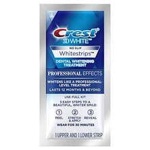 Load image into Gallery viewer, Crest 3D White Professional Effects Whitestrips 20 Treatments + Crest 3D White 1 Hour Express Whitestrips 2 Treatments - Teeth Whitening Kit
