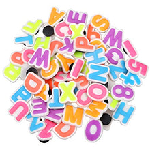 Load image into Gallery viewer, PartyFUN 72PCS Letters Shoes Charms GLOW IN THE DARK Shoes Charms for Clog Shoes &amp; Wristband Bracelet Party Gifts
