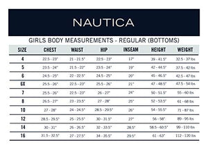Nautica girls School Uniform Stretch Interlock Jegging Leggings, Khaki, 7 US
