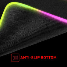 Load image into Gallery viewer, havit RGB Gaming Mouse Pad Soft Non-Slip Rubber Base Mouse Mat for Laptop Computer PC Games (13.8 X 9.8 X 0.16 inches, Black)
