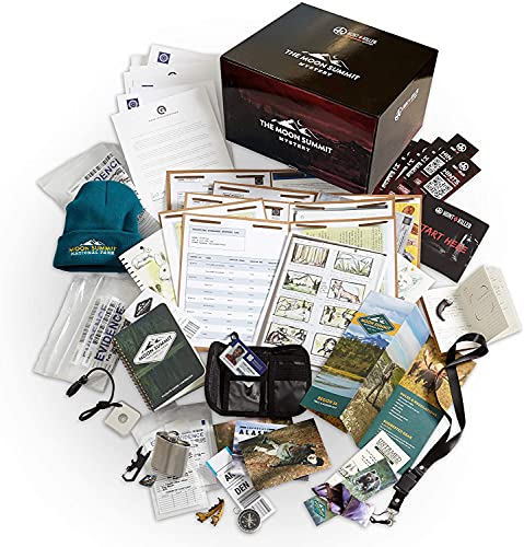 Hunt A Killer The Moon Summit Mystery Complete Box Set Special Edition, Murder Mystery Game, Unsolved Case for a Sole Detective or Multiple Date & Game Nights with Friends, Ages 14+ [Amazon Exclusive]