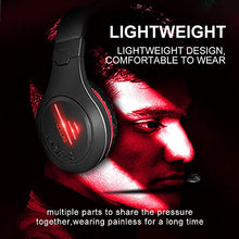 Load image into Gallery viewer, COLUSI Super Lightweight Gaming Headset Xbox One Headset,PS4 Headset with Mic&amp;LED Light,Compatible with PC,Laptop,PS4,Xbox One Conntroller(Adapter Not Included),Ipad,Mobile Phone(Red)
