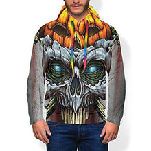 Load image into Gallery viewer, Men &amp; Boys Hoodie for Cycling Fishing Sports - Horror Skull Evil Pumpkin 3D Printed Slim Fit Pullover Sweatshirt Drawstring Novelty Tunic Top Blouse

