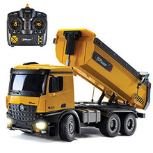 Load image into Gallery viewer, Top Race Remote Control Construction Dump Truck, RC Dump Truck Toy and Top Race 6 Channel Full Functional Front Loader, Construction Toys Vehicle, RC Truck Toys
