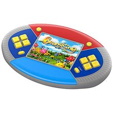 Load image into Gallery viewer, TEBIYOU Handheld Game Console for Kids with Buid in 218 Puzzle Leisure Video Games Portable Rechargeable Oval Colorful Gamming System with 3.0” LCD Boys Girls Birthday Christmas Party Gift (Gray)

