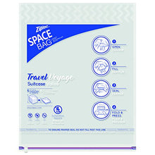 Load image into Gallery viewer, Ziploc Space Bags, Travel Bag for Suitcase, Organization, Storage, Reusable, Waterproof Bag, Pack of 2
