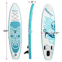 Load image into Gallery viewer, FBSPORT 10'6'' Premium Inflatable Stand Up Paddle Board, Yoga Board with Durable SUP Accessories &amp; Carry Bag | Wide Stance, Surf Control, Non-Slip Deck, Leash, Paddle and Pump for Youth &amp; Adult
