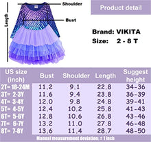 Load image into Gallery viewer, VIKITA Toddler Girl Purple Tutu Winter Long Sleeve Tutu Party Dresses for Girls(LH4590, 4T)
