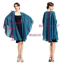 Load image into Gallery viewer, Chiffon Shawl Bridal Wedding Wrap Long Evening Scarves Scarf Violet
