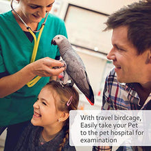Load image into Gallery viewer, Blue Mars Bird Carrier, Bird Travel Cage Portable&amp;Breathable&amp;Lightweight Pets Birds Travel Cage (Samll)
