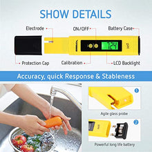 Load image into Gallery viewer, VIVOSUN pH and TDS Meter Combo, 0.05ph High Accuracy Pen Type pH Meter ± 2% Readout Accuracy 3-in-1 TDS EC Temperature Meter for Hydroponics, Household Drinking, and Aquarium, UL Certified
