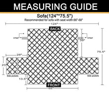 Load image into Gallery viewer, Ameritex Sofa Cover with Anti-Skip Dog Paw Print 100% Water-Resistant Quilted Furniture Protector Slipcover for Dogs, Children, Pets Sofa Slipcover for Leather Couch
