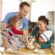 Load image into Gallery viewer, Emoly Ice Cream Scoop Set, Steel Ice Cream Scoop, Cookie Dough Metal Cupcake Spoons Include Large-Medium-Small Sizes Balls for Ice Cream, Cupcake, Muffin (3 PCS)
