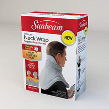Load image into Gallery viewer, Sunbeam Heating Pad for Neck &amp; Shoulder Pain Relief | Standard Size Renue, 4 Heat Settings with Auto-Off | Grey, 22-Inch x 19-Inch
