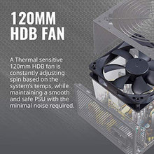 Load image into Gallery viewer, Cooler Master MWE White 450 80+ White 450W PSU with HDB Silent 120mm Fan, Single +12V Rail, Flat Black Cables
