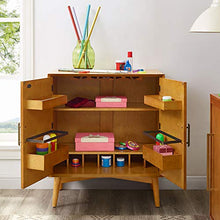 Load image into Gallery viewer, Crosley Furniture Landon Mid-Century Modern Bar Cabinet, Acorn
