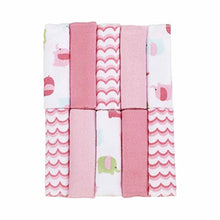 Load image into Gallery viewer, Just Born Boys and Girls Newborn Infant Baby Toddler Soft Bath Baby Washcloth Multi Pack
