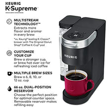 Load image into Gallery viewer, Keurig K-Supreme Coffee Maker, Single Serve K-Cup Pod Coffee Brewer, Black &amp; My K-Cup Universal Reusable Filter MultiStream Technology - Gray
