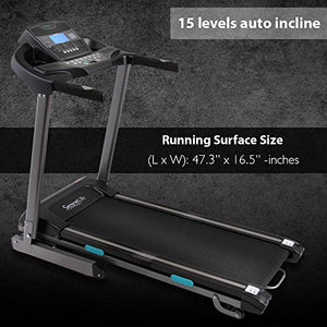 SereneLife Foldable Digital Home Gym Treadmill Smart Auto