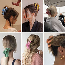 Load image into Gallery viewer, 12 Pack Large Hair Claw Clips for Woman, Matte Banana Clips,Strong Hold jaw clip,Hair Clamps for Thin Thick Hair,christmas gifts for women

