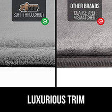 Load image into Gallery viewer, Gorilla Grip Thick Memory Foam Bath Rug, Soft Absorbent Luxury Mats, 30x20 Plush Velvet Topside, Machine Wash Rugs, Microfiber Dries Quickly, Cushioned Bathroom Mat for Bathtub, Shower Floor, Monument
