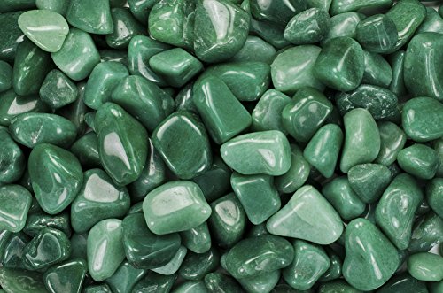 Load image into Gallery viewer, Fantasia Materials: 1 lb Tumbled Green Aventurine A Grade Stones from Brazil - Small - 0.75" to 1.25" avg